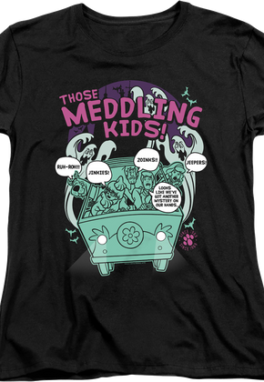 Womens Those Meddling Kids Scooby-Doo Shirt