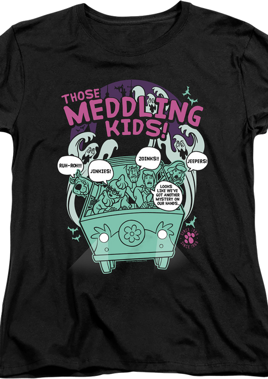 Womens Those Meddling Kids Scooby-Doo Shirt - main product image