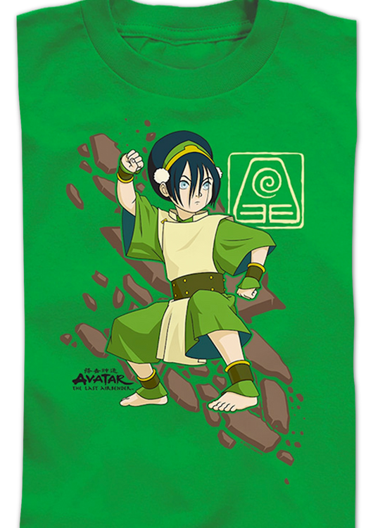 Youth Toph Rock Slide Avatar The Last Airbender Shirt - main product image