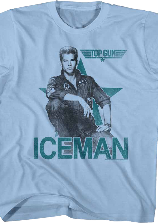 Youth Val Kilmer Iceman Top Gun Shirt - main product image