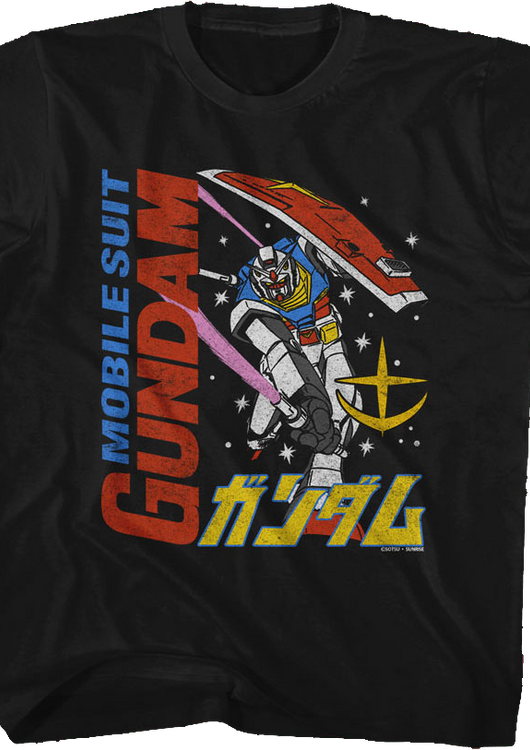 Youth Vintage Mobile Suit Gundam Shirt - main product image