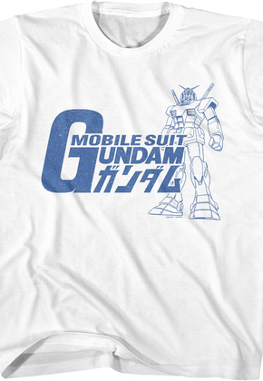Youth Vintage RX-78-2 Sketch Gundam Shirt