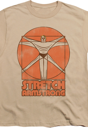 Youth Vitruvian Man Stretch Armstrong Shirt