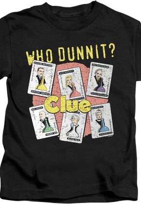 Youth Who Dunnit Clue Shirt