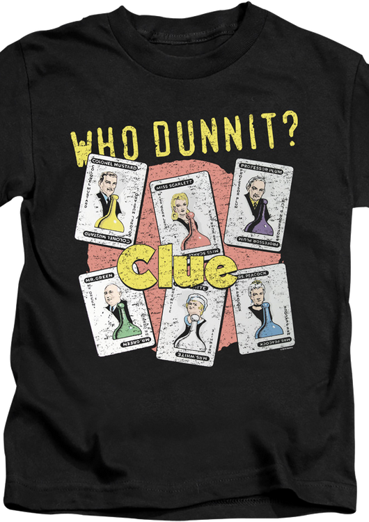 Youth Who Dunnit Clue Shirt - main product image