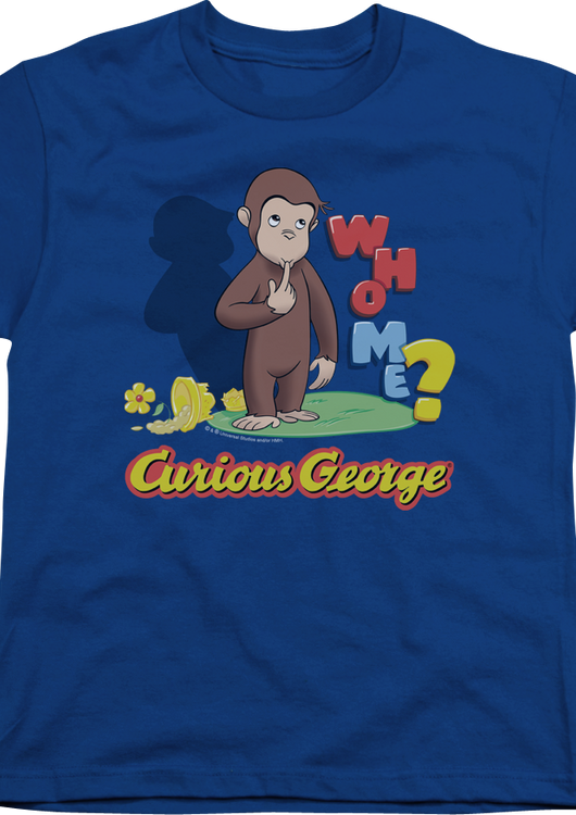 Youth Who Me Curious George Shirt - main product image
