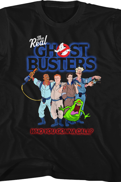 Youth Who You Gonna Call Real Ghostbusters Shirt - main product image