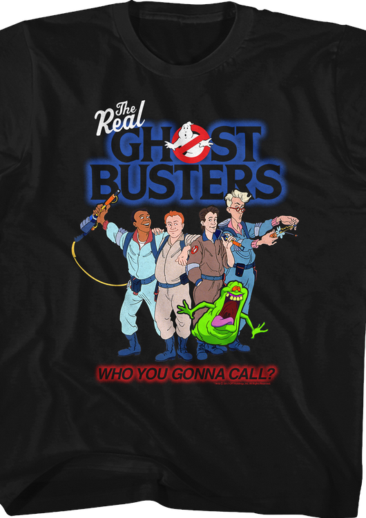 Youth Who You Gonna Call Real Ghostbusters Shirt - main product image