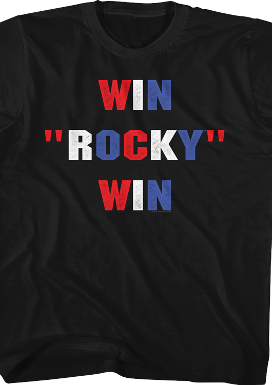 Youth Win Rocky Win Shirt - main product image