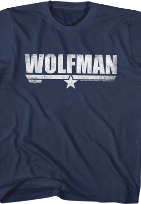 Youth Wolfman Top Gun Shirt