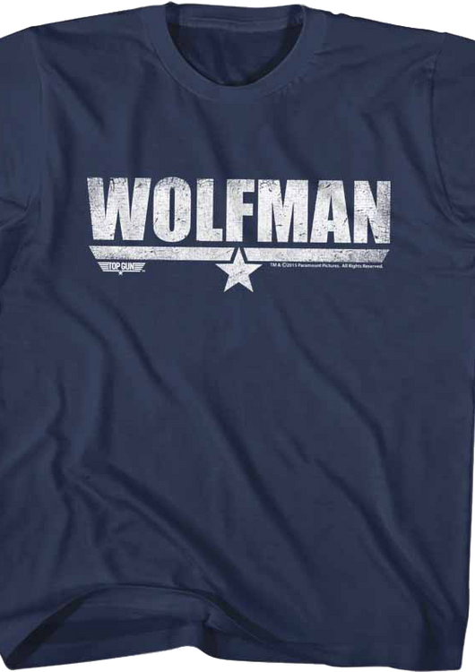 Youth Wolfman Top Gun Shirt - main product image