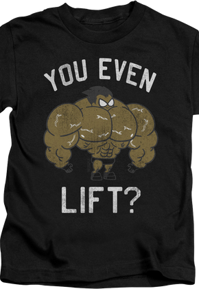 Youth You Even Lift Teen Titans Go Shirt