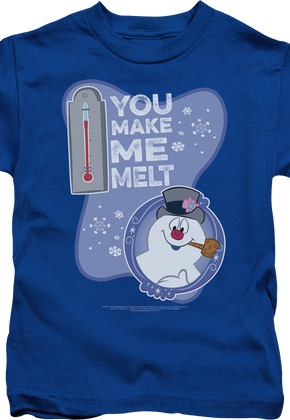 Youth You Make Me Melt Frosty The Snowman Shirt