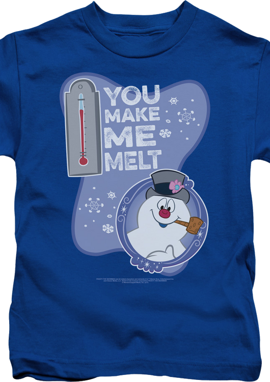 Youth You Make Me Melt Frosty The Snowman Shirt - main product image