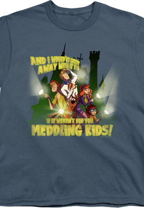 Blue Youth You Meddling Kids Scooby-Doo Shirt