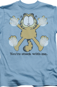 Youth You're Stuck With Me Garfield Shirt