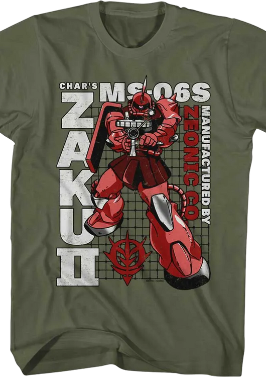 Zaku II Gundam T-Shirt - main product image