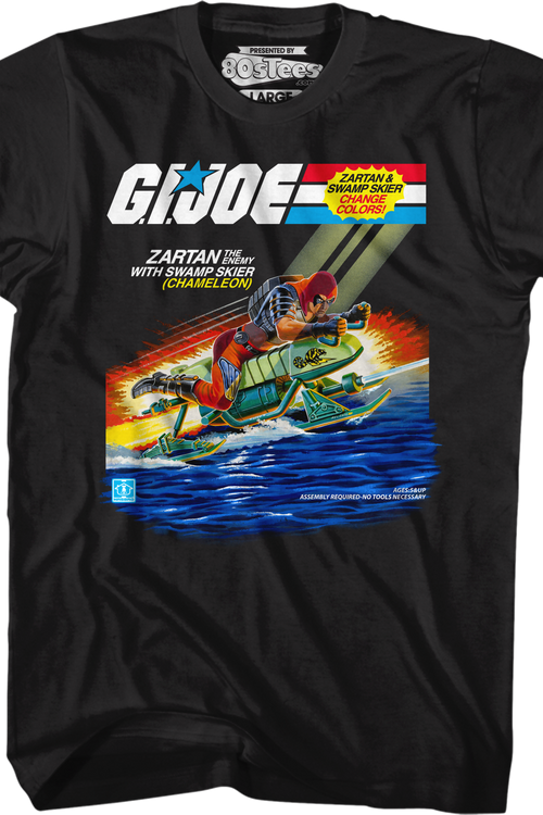 Zartan With Chameleon Swamp Skier GI Joe T-Shirtmain product image
