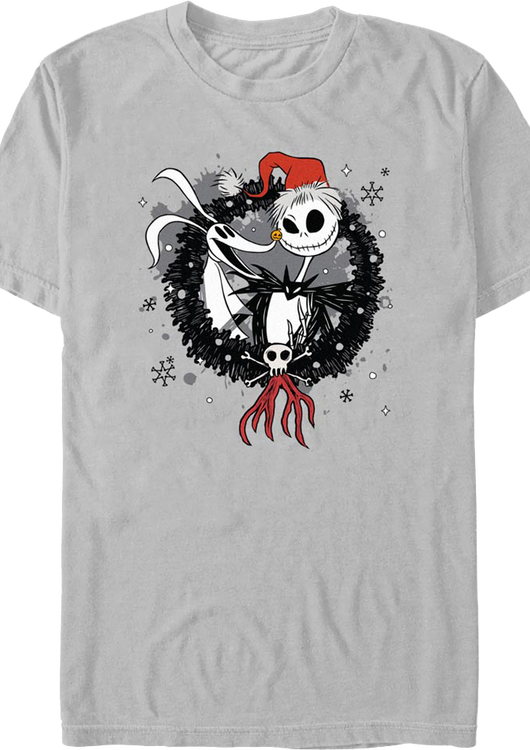 Zero & Jack Skellington Nightmare Before Christmas T-Shirt - main product image