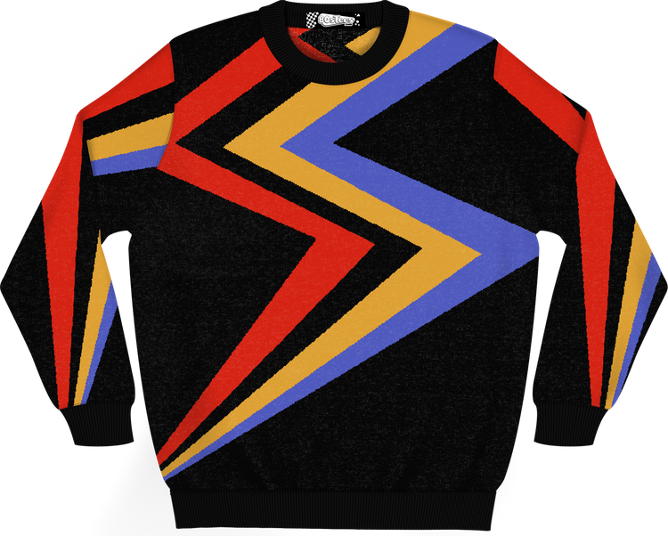 Ziggy Bolt Design Knitted Sweatermain product image