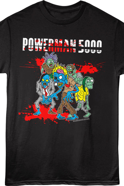 Zombies Powerman 5000 T-Shirt - main product image
