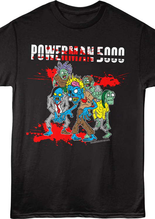 Zombies Powerman 5000 T-Shirt - main product image