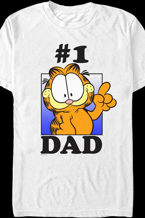 #1 Dad Garfield T-Shirtmain product image