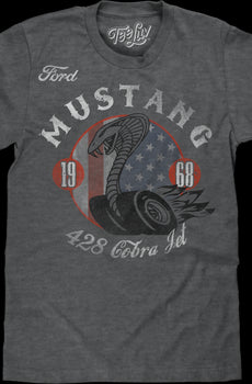 1968 Mustang 428 Cobra Jet Ford T-Shirt
