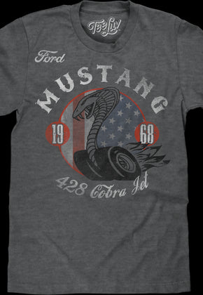 1968 Mustang 428 Cobra Jet Ford T-Shirt