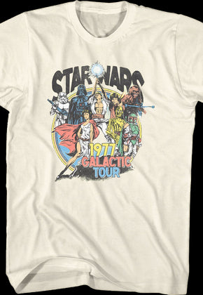 1977 Galactic Tour Star Wars T-Shirt
