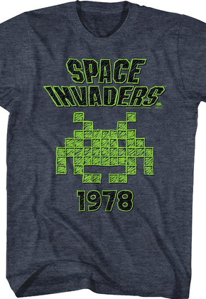1978 Sketch Space Invaders T-Shirt
