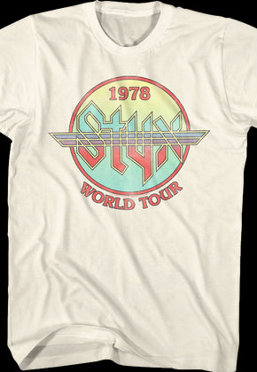 1978 World Tour Styx T-Shirt