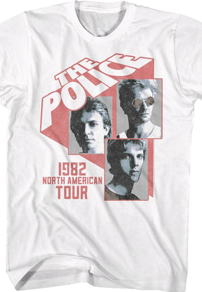 1982 North American Tour The Police T-Shirt