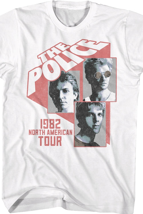 1982 North American Tour The Police T-Shirtmain product image