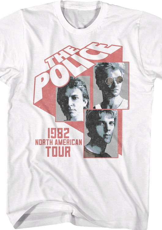 1982 North American Tour The Police T-Shirt - main product image