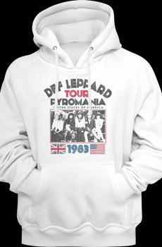 1983 Pyromania Tour Def Leppard Hoodie