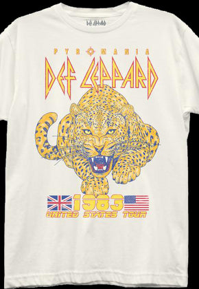 1983 United States Tour Def Leppard T-Shirt