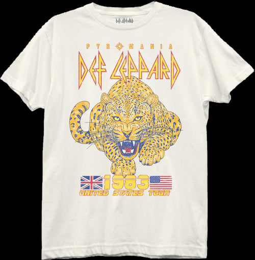 1983 United States Tour Def Leppard T-Shirtmain product image
