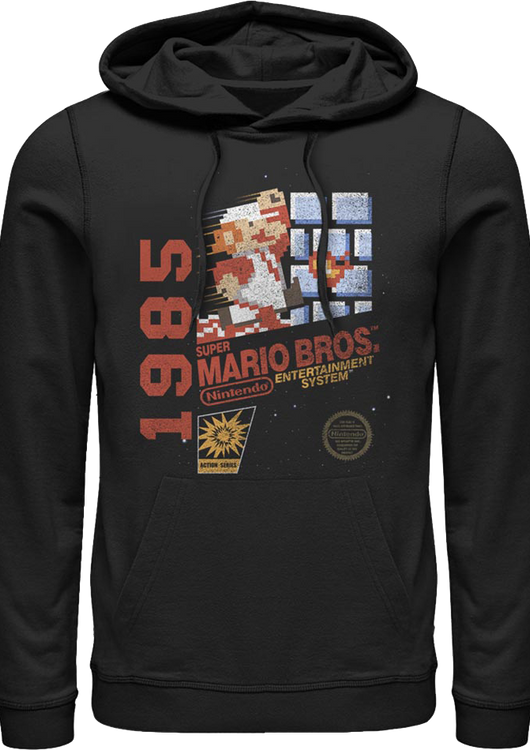 1985 Cartridge Art Super Mario Bros. Hoodie - main product image