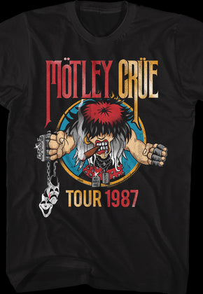 1987 Tour Motley Crue T-Shirt