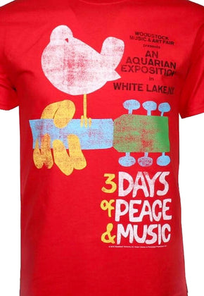 3 Days of Peace & Music Woodstock T-Shirt