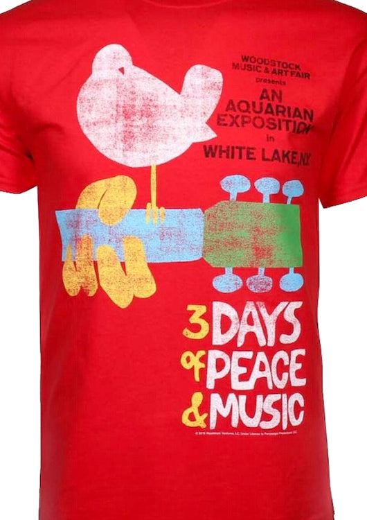 3 Days of Peace & Music Woodstock T-Shirt - main product image