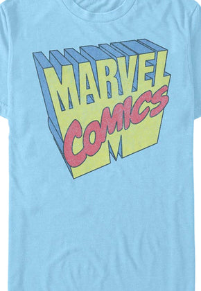 3D Logo Marvel Comics T-Shirt
