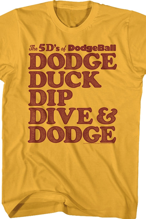 5 D's Dodgeball T-Shirtmain product image