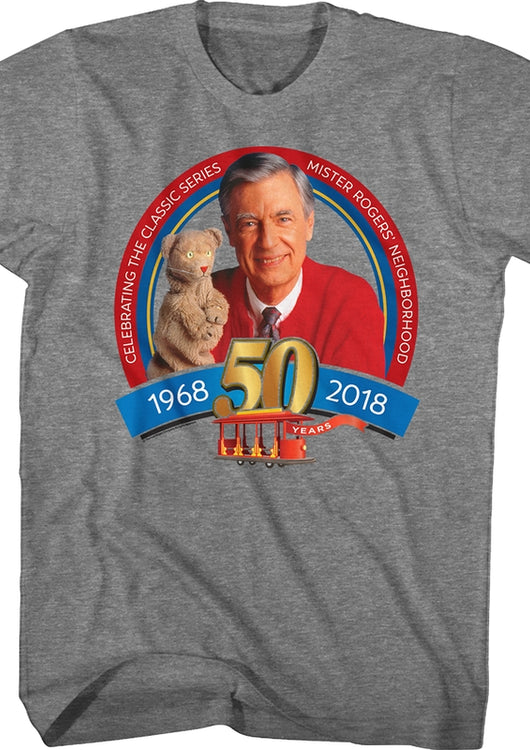 50th Anniversary Mr. Rogers T-Shirt - main product image