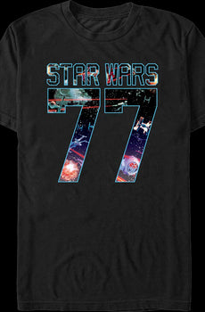 77 Chase Scene Star Wars T-Shirt
