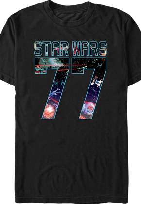 77 Chase Scene Star Wars T-Shirt