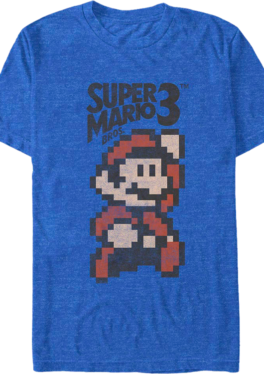 8-Bit Jump Super Mario Bros. 3 T-Shirt - main product image