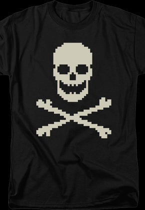 8-Bit Skull And Crossbones T-Shirt