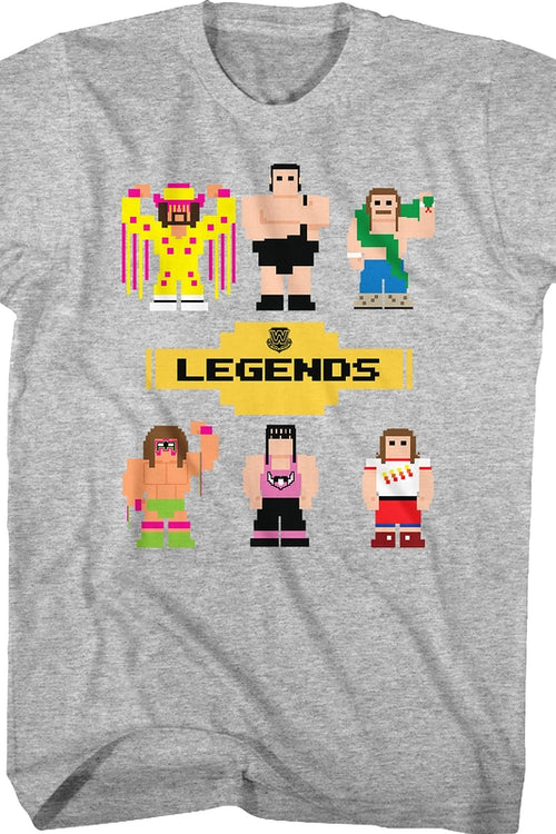 8-Bit WWE Wrestling Legends T-Shirtmain product image